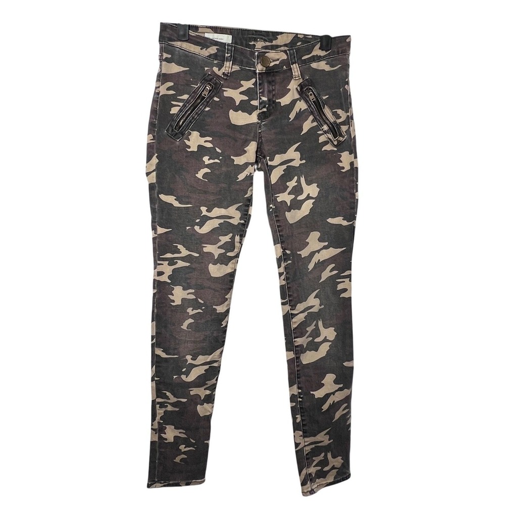 KUT from the Kloth Brown Camo Mia Toothpick Skinny Jeans Womens 2